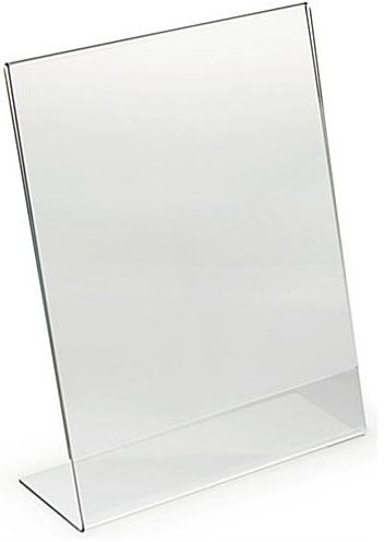 5.5 ft. x 7.25 in. Slant Back Sign Holder
