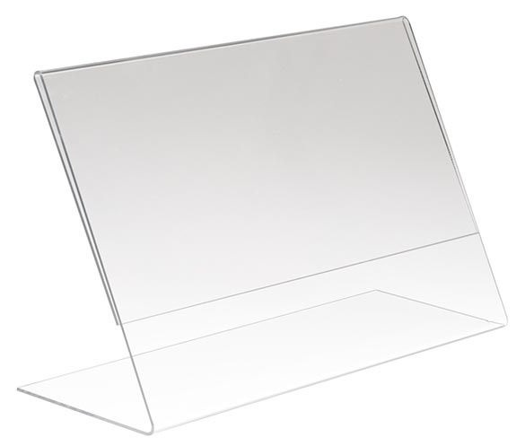 7 x 5.25 in. Slant Back Sign Holder