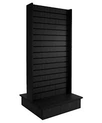 SM-SDB Slatwall Streamline Display, Black