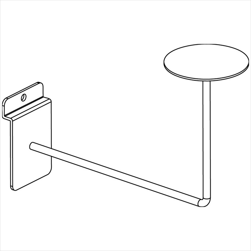 SPB-ML Millinery Displayer for Slatwall, Black