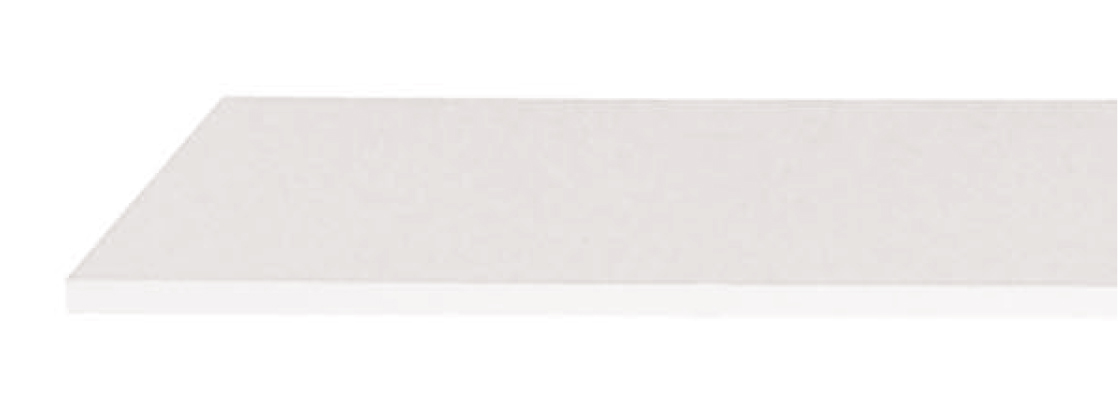 WS1224-W 12 x 24 in. Wood Shelf Bracket, White