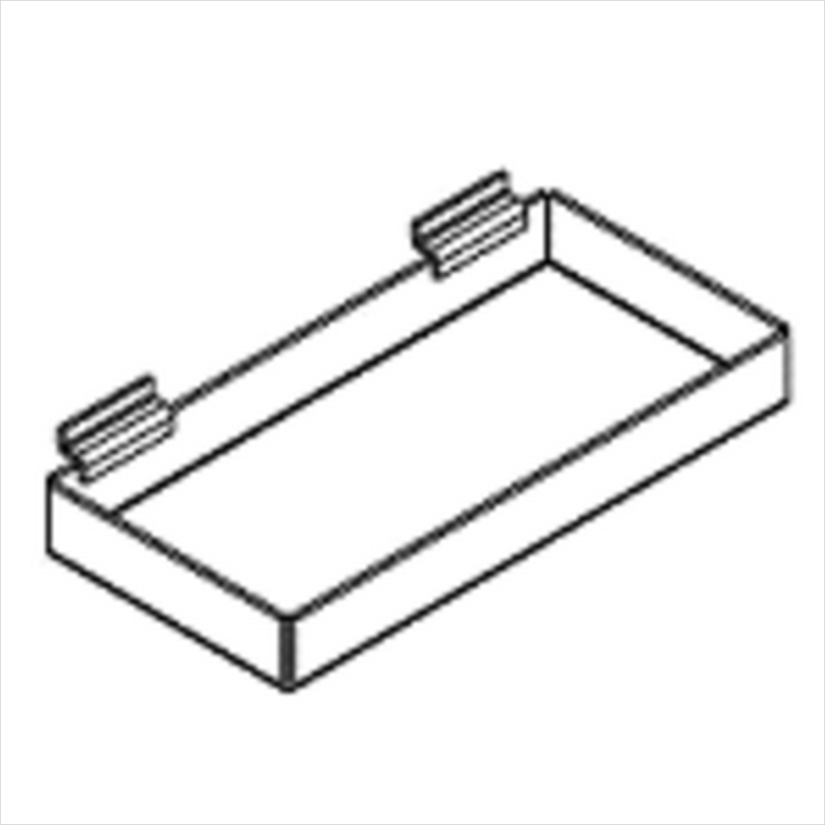 Display Tray for Slatwall - Pack of 6
