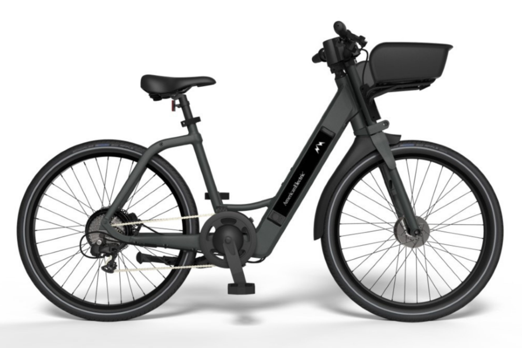 Picture of American Electric RVAE2021 Class 1 Step Through Electric Bike, Matte Black