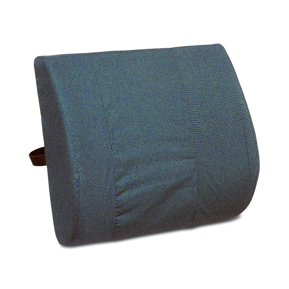 Picture of Briggs Healthcare DMI114BL Standard Lumbar Cushion with Strap&#44; Blue