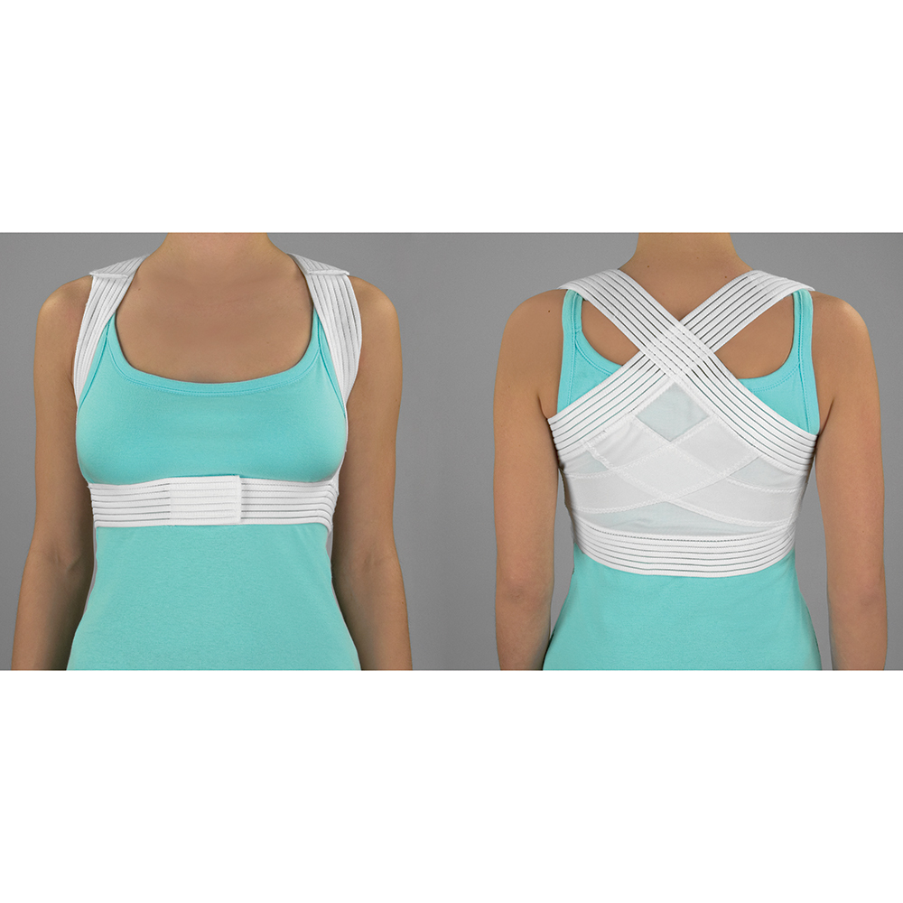 Posture Corrector - Medium & Large - Comfortable Cotton Blend - Adjustable Fit