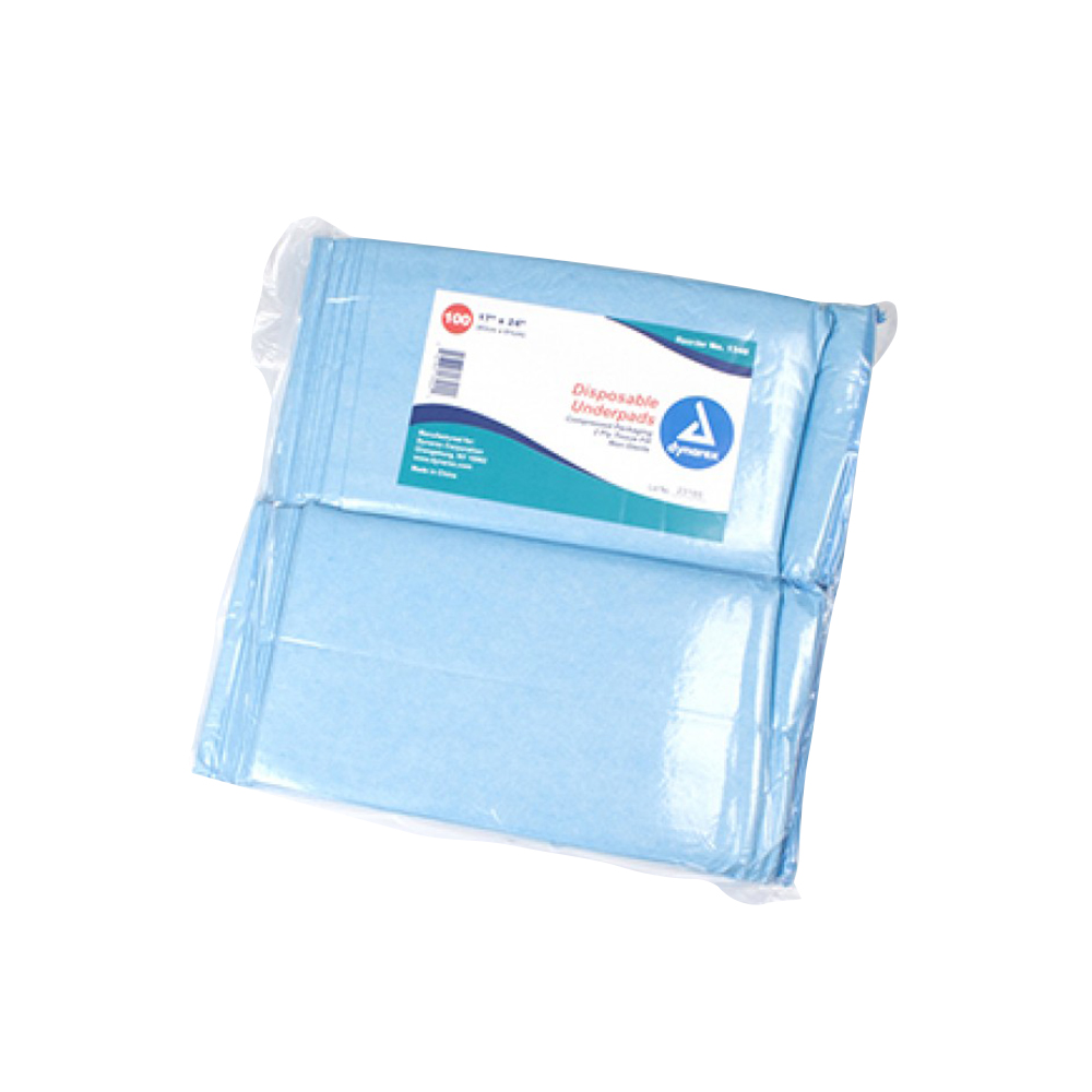 Dynarex DYX1340 17 x 24 in. Disposable Underpads - Tissue Fill - 300 per Case
