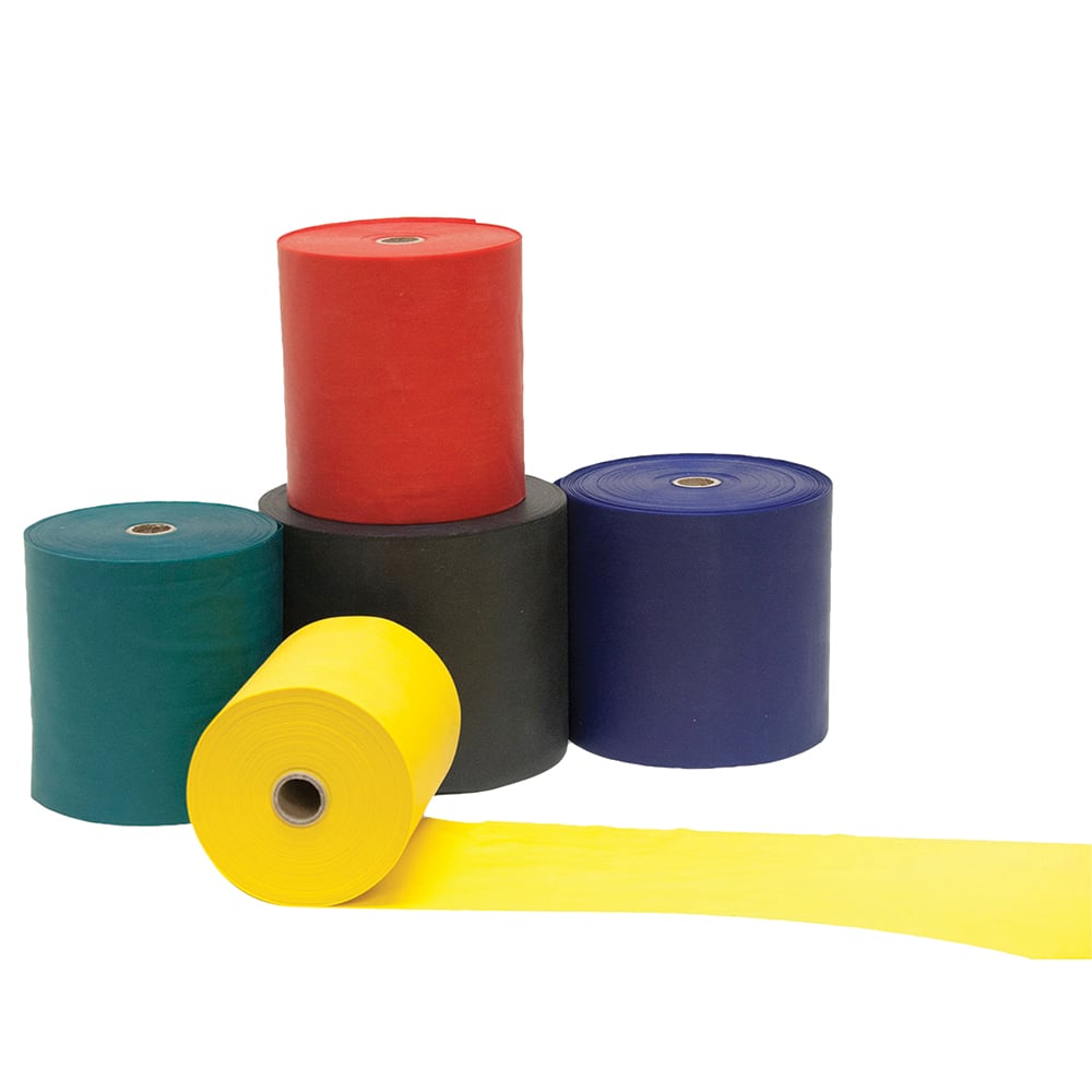 6 Yard Cando Low Powder Latex Exercise Band, Green
