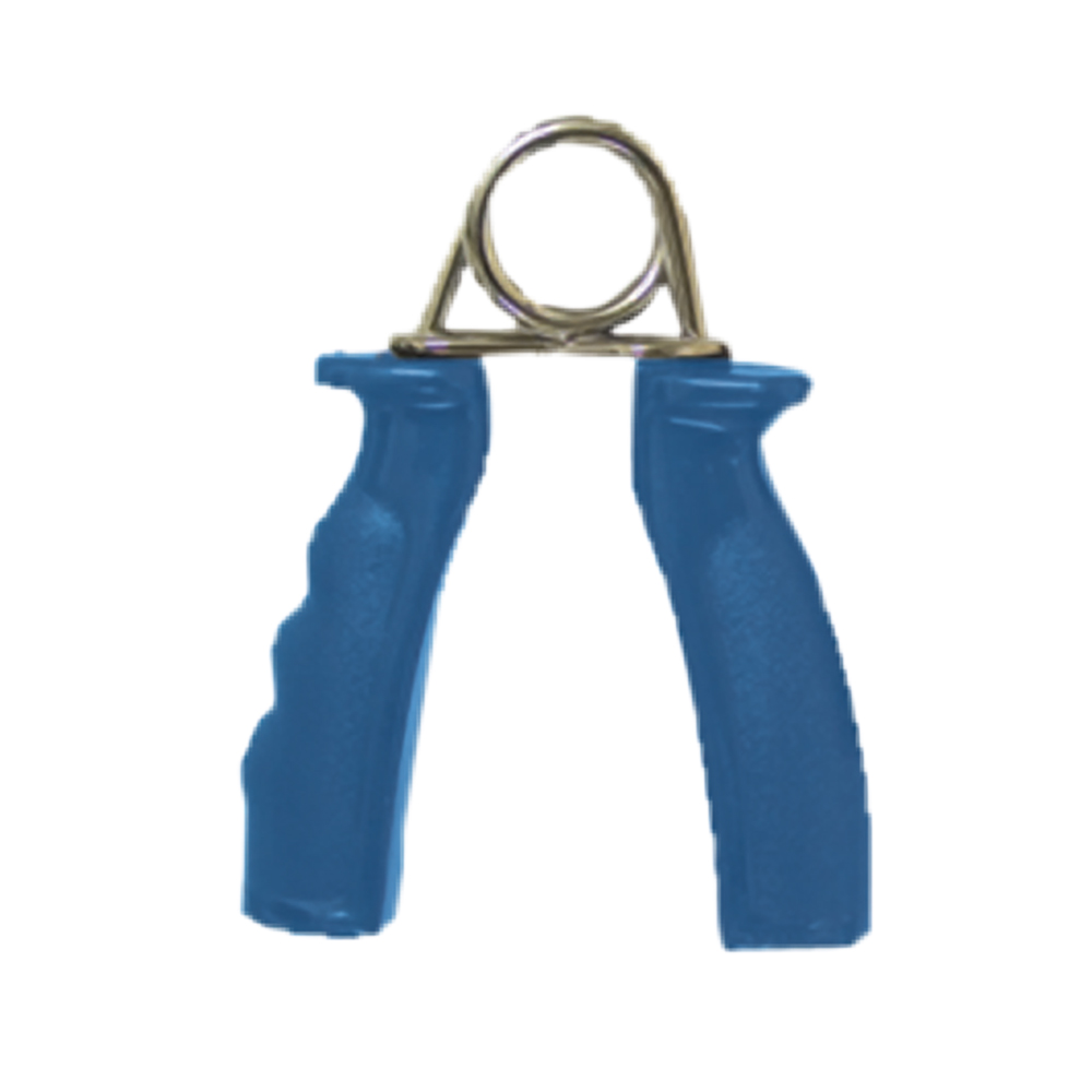 Cando Hard Resistance Fixed Grip with Ergogrip Covers - Blue