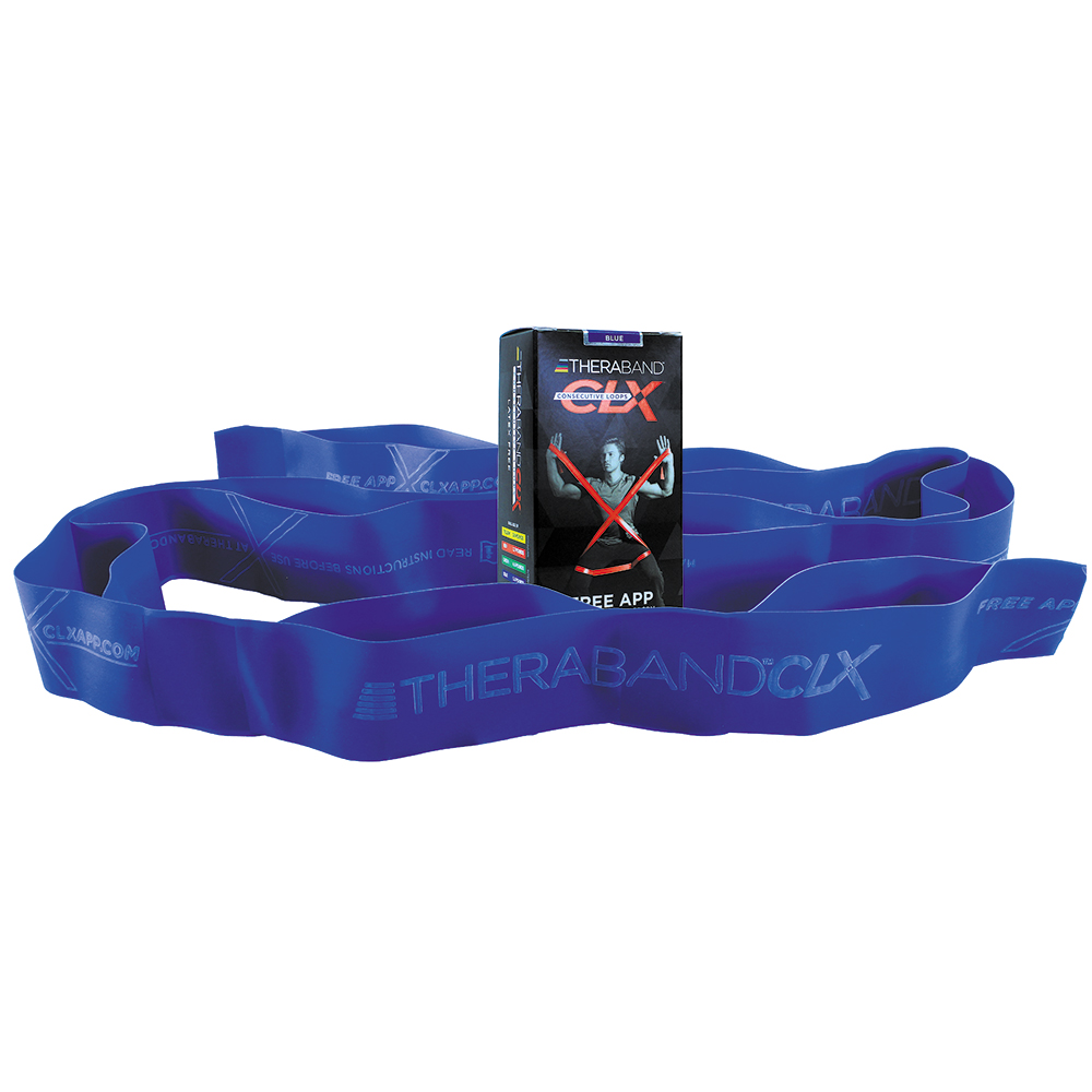 HYG12717 5 ft.  CLX Consecutive Loop Bands, Blue - Extra Heavy
