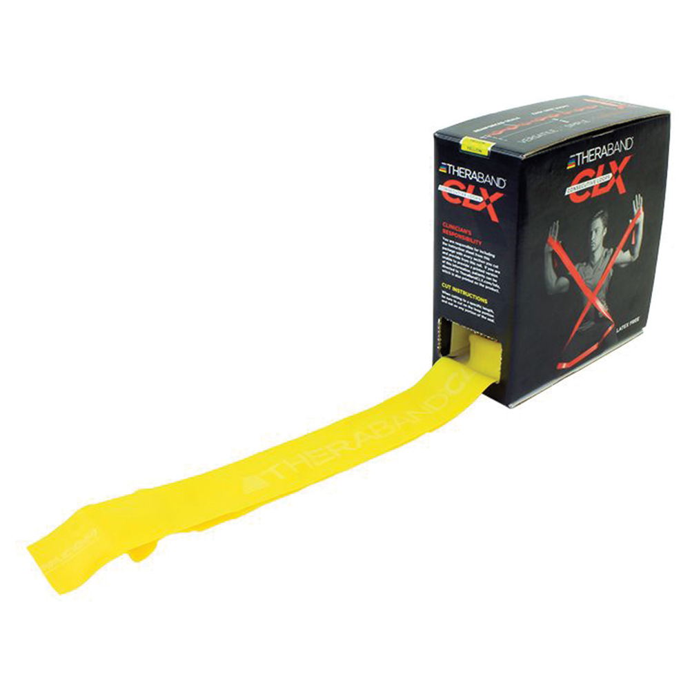 HYG12721 25 Yards  CLX Consecutive Loop Bands, Yellow - Thin