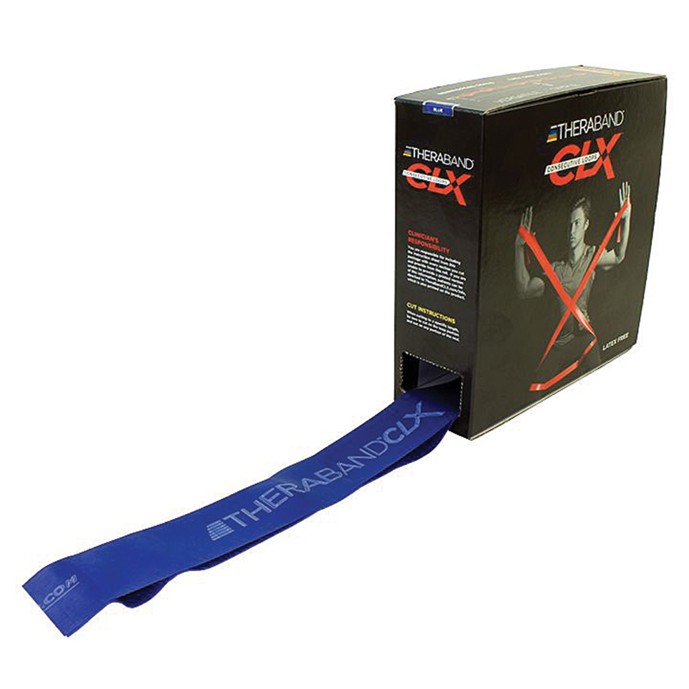 HYG12724 25 Yards  CLX Consecutive Loop Bands, Blue - Extra Heavy