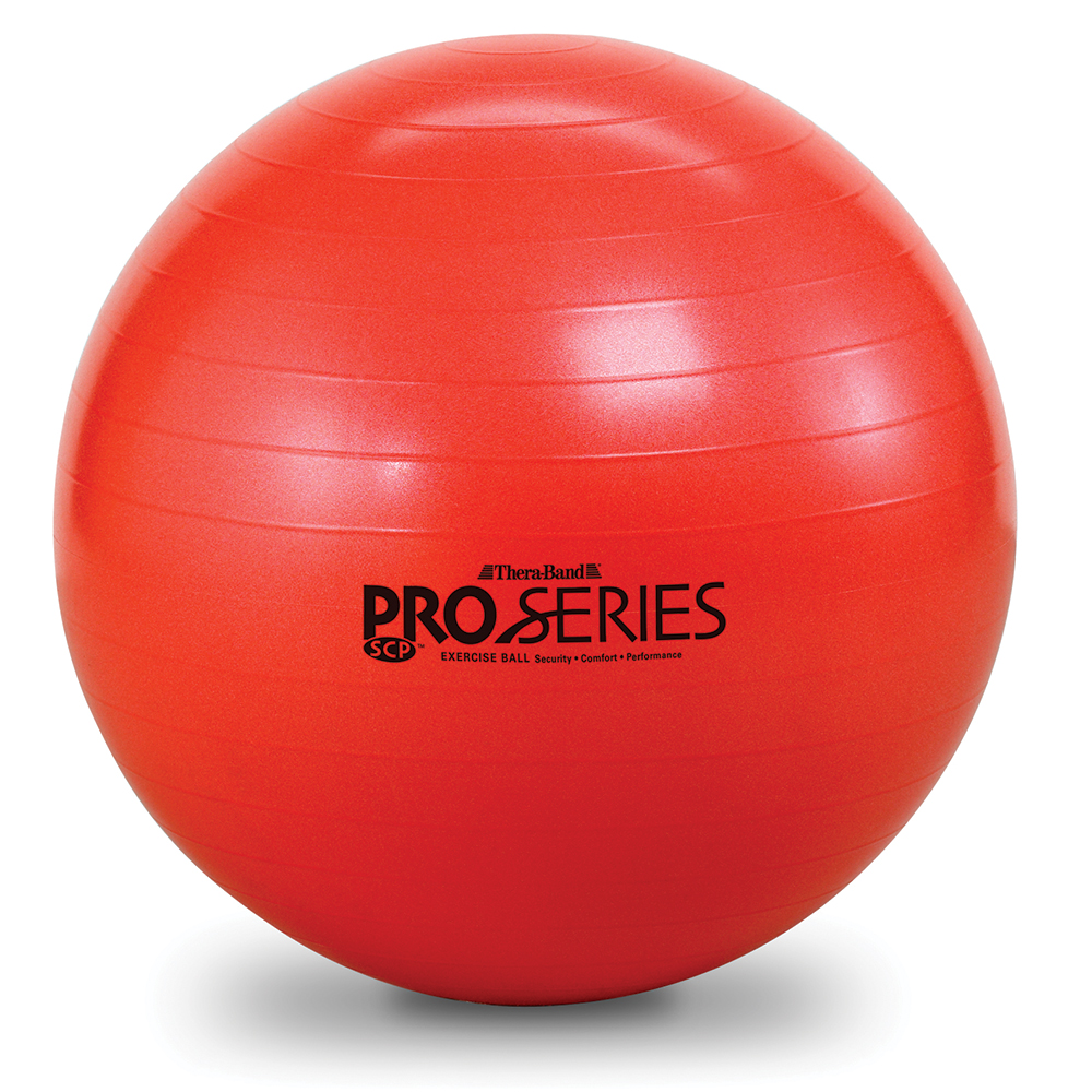 HYG24955CM 22 in. Thera-Band Slow Deflate Exercise Ball, Red