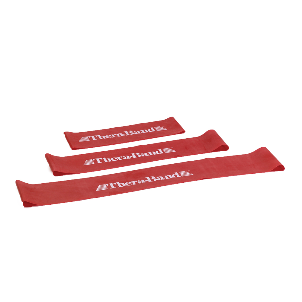 Picture of TheraBand HYG25112RED 12 in. Professional Resistance Thera-Band Exercise Loops&#44; Red