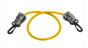 Picture of TheraBand HYG27718YEL 18 in. Exercise Tubing with Connectors&#44; Yellow - Set of 2