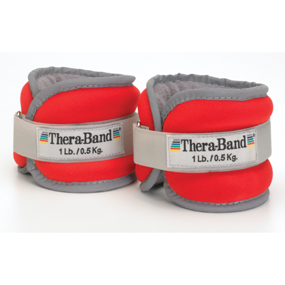 Picture of TheraBand HYG310RD 2 lbs Thera-Band Comfort Fit Ankle & Wrist Weight Set&#44; Red