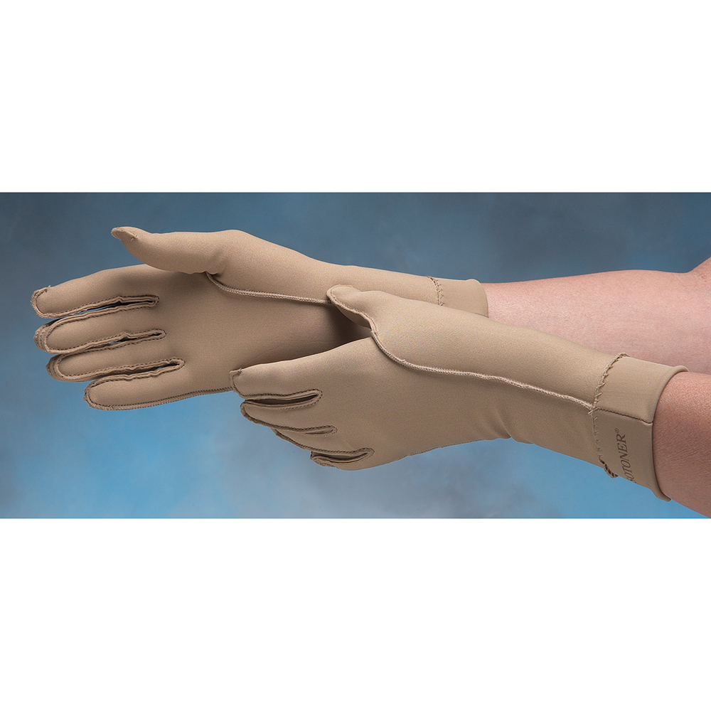ISO101LRG Full Finger Therapeutic Gloves - Large & 8-9 in.