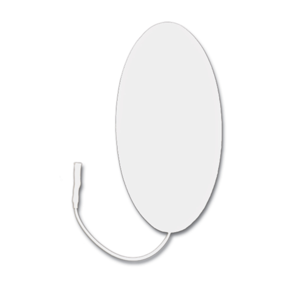AXE124 Valutrode White Foam Top Electrodes - 2 x 4 in. Oval - 4 per Pack