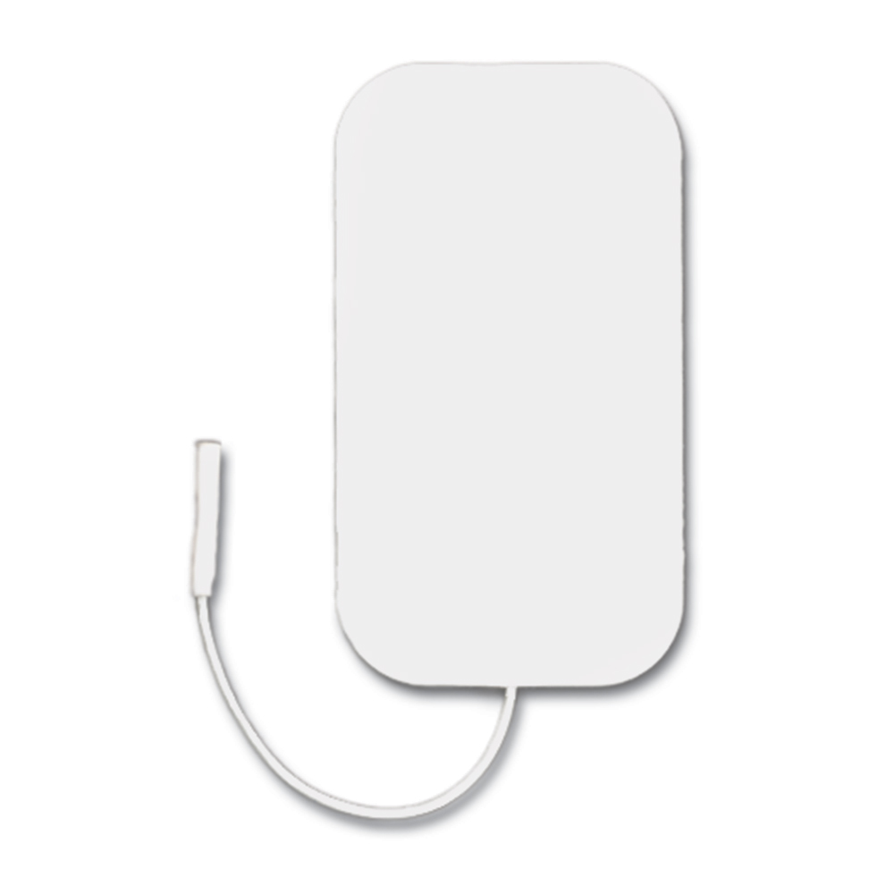 AXE128 Valutrode White Foam Top Electrodes - 2 x 3.5 in. Rectangle - 4 per Pack