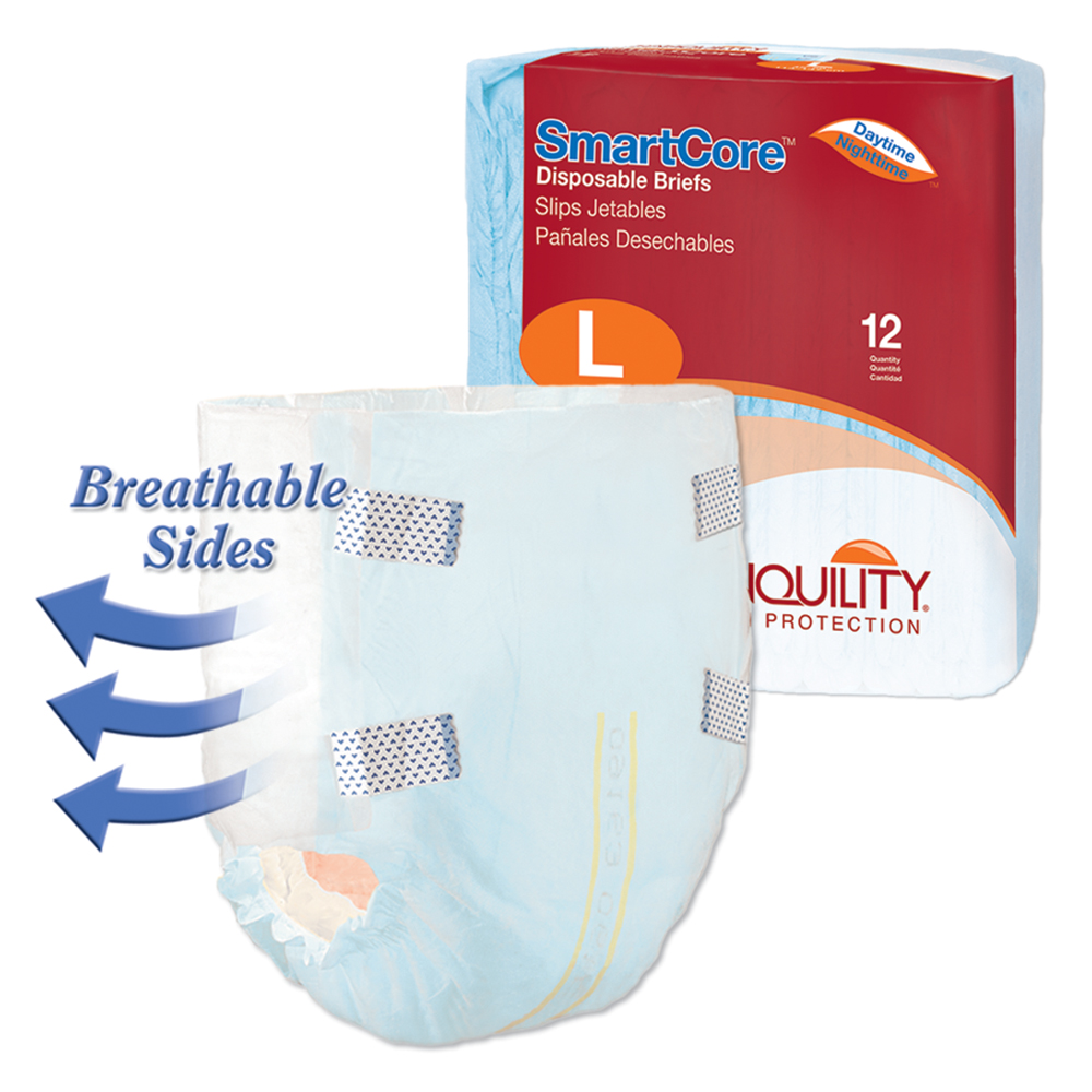 PBE2313 SmartCore Briefs - Large - 12 per Bag