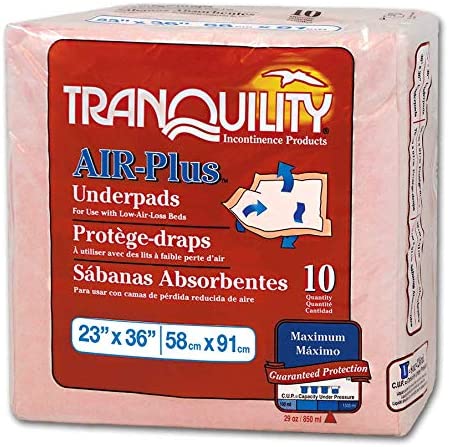 PBE2709 850 ml Air Plus Underpad - 10 per Bag