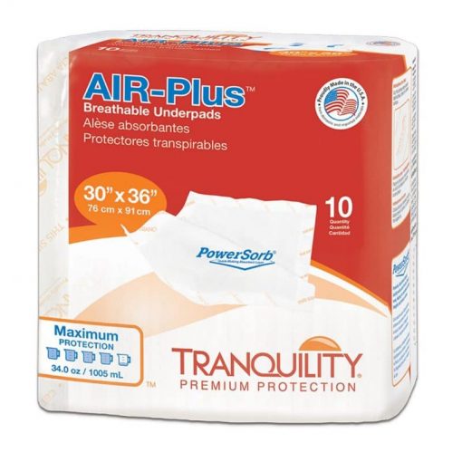 PBE2710 1005 ml Air Plus Underpad - 10 per Bag