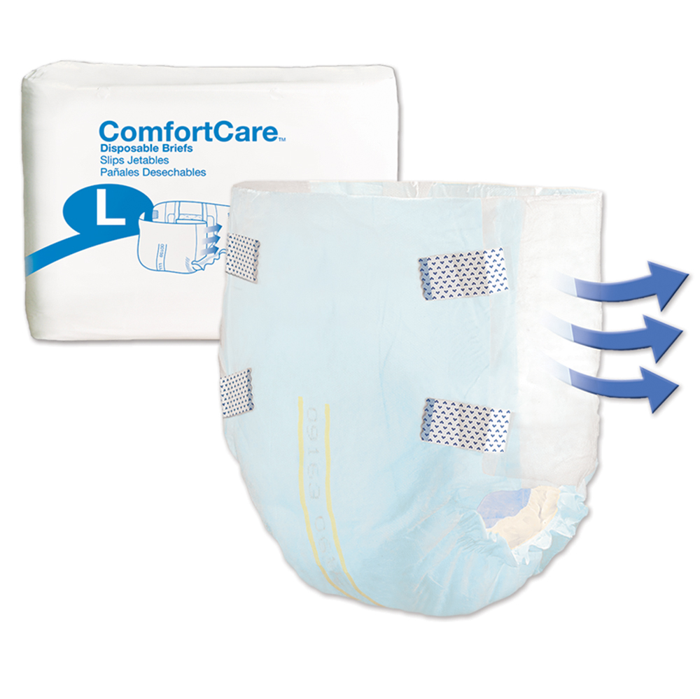 Comfort Care PBE2966100 Disposable Brief - Large - 25 per Bag