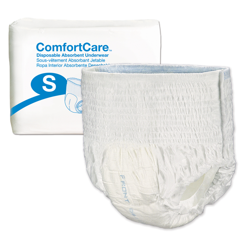 Comfort Care PBE2974100 Disposable Absorbent Underwear - Small - 25 per Bag