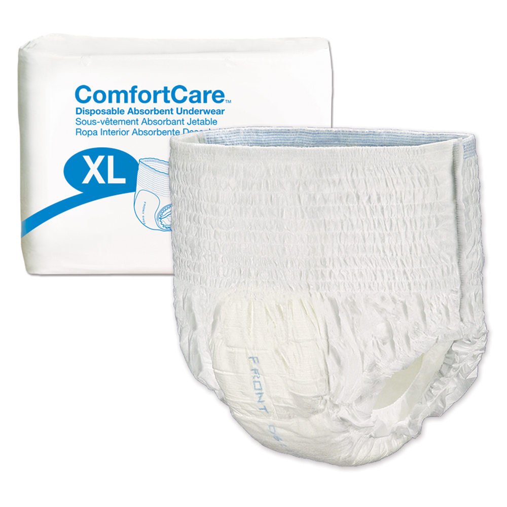 Comfort Care PBE2977100 Disposable Absorbent Underwear - Extra Large - 25 per Bag