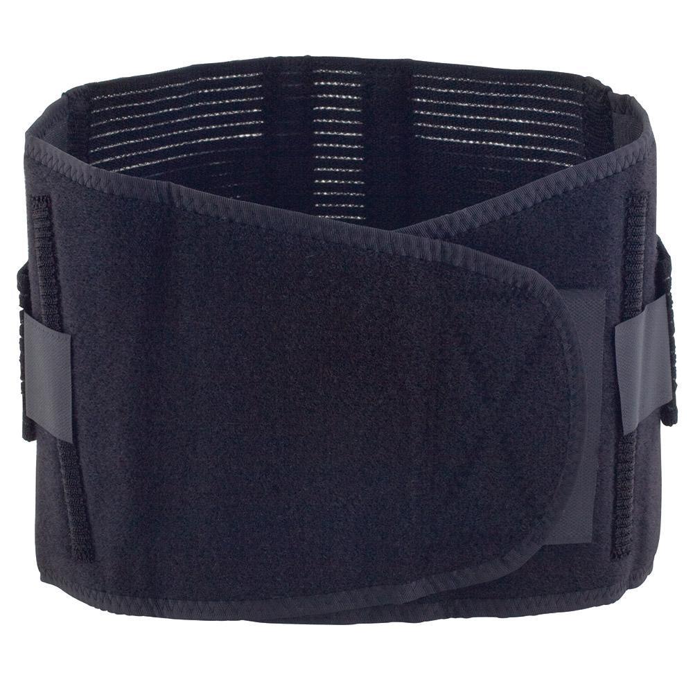 Picture of Body Sport BDS183XSBLK Bodymed Sure-Fit 2 Pull Lumbosacral Support with Plastic Stays & Contains Latex&#44; Black - Extra Small