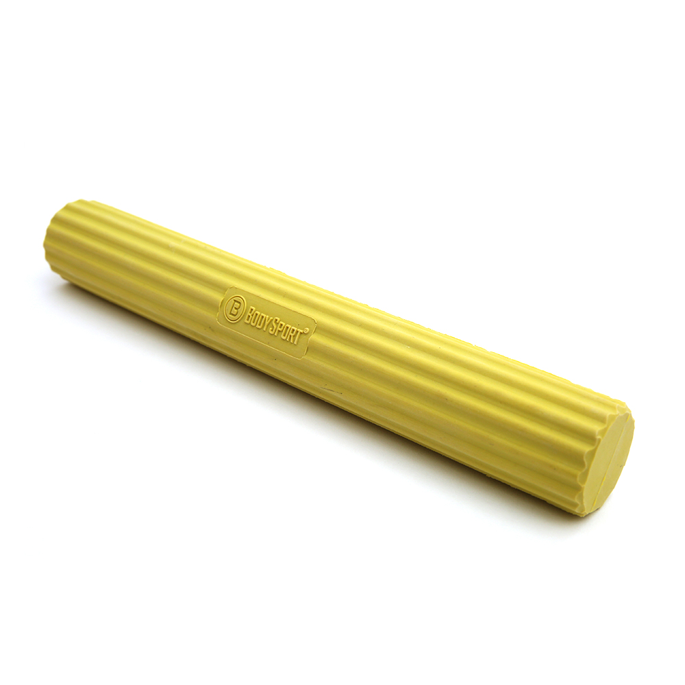 BDS185YELXLT 7 lbs Dry Natural Rubber Flexbar, Yellow - Extra Light
