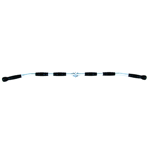 Revolving Lat Bar - Hard Chromed - 24 in. - Durable PU Handle