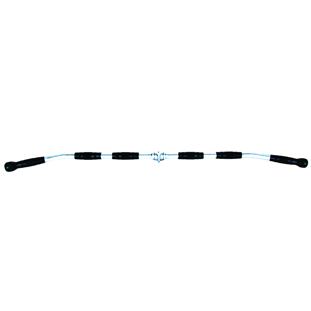 Revolving Lat Bar - Hard Chrome Finish - 48 in. - Durable PU Handle