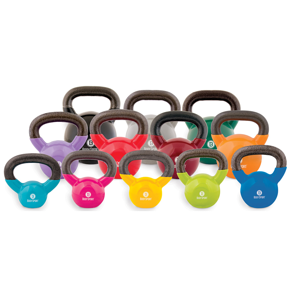 Picture of Body Sport BDSKB05 5 lbs Latex-Free Kettlebell&#44; Light Blue