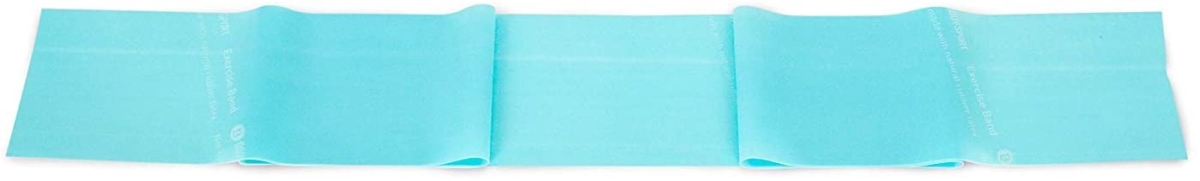 Picture of Body Sport BDSLF5FTBLU 5 ft. Non-Latex Resistance Band - Light Resistance&#44; Blue - 4 in. Wide - 30 Per Dispenser Box