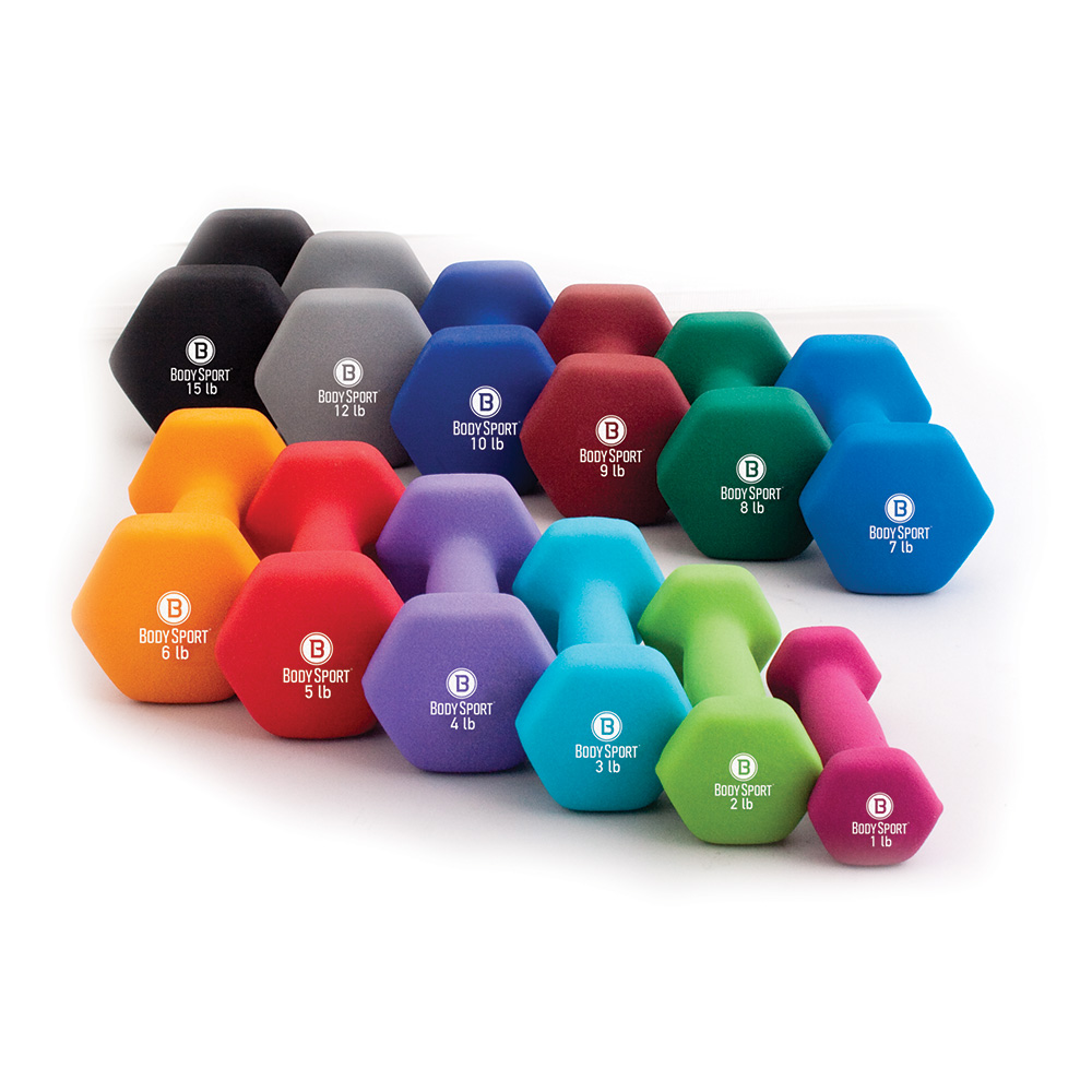 Picture of Body Sport BDSNDB06C 6 lbs Latex-Free Neoprene Dumbbell&#44; Orange
