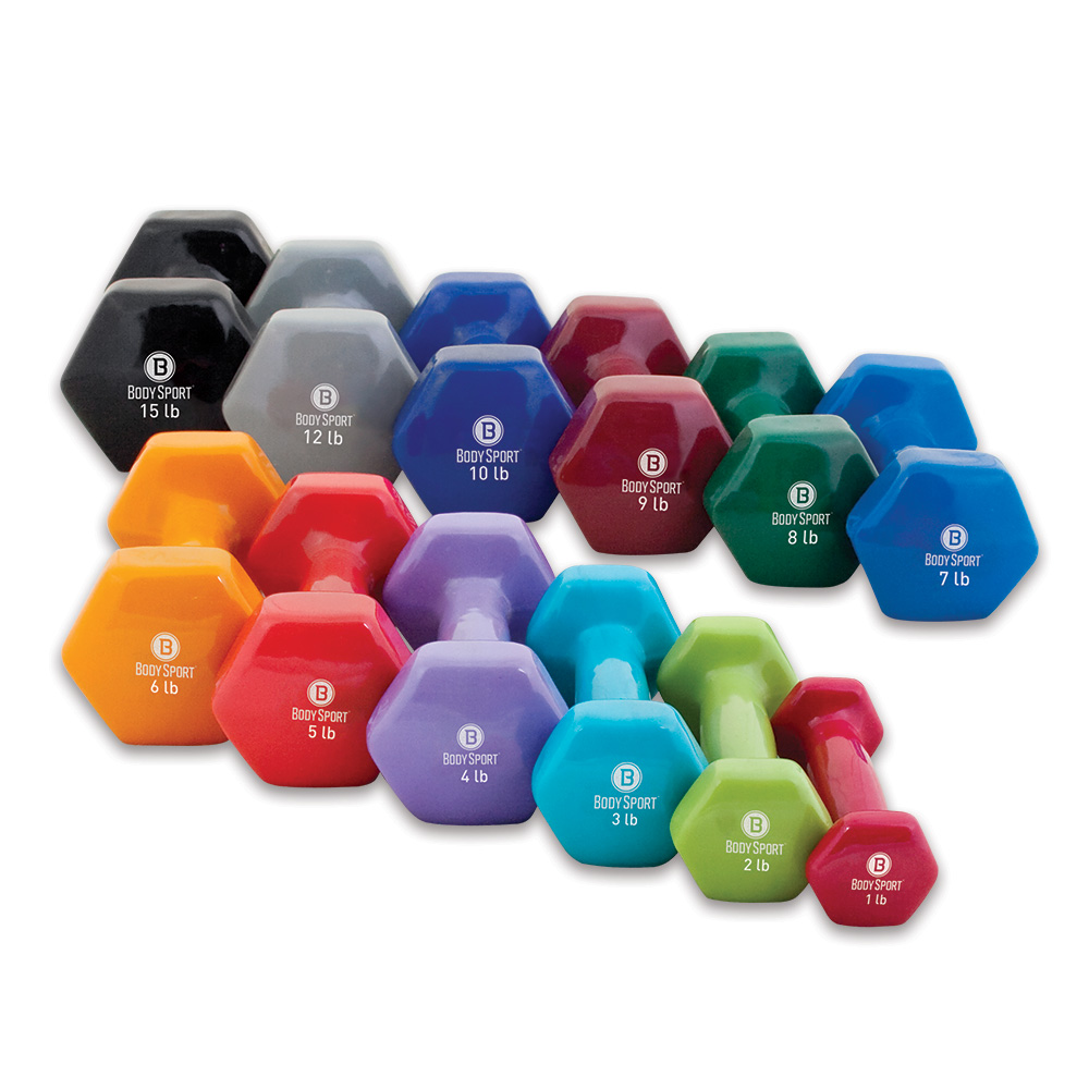 BDSVDB01 1 lbs Latex-Free Vinyl Dumbbell
