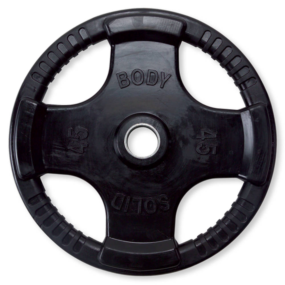 BSD16645LB 45 lbs Rubber Grip Olympic Plate