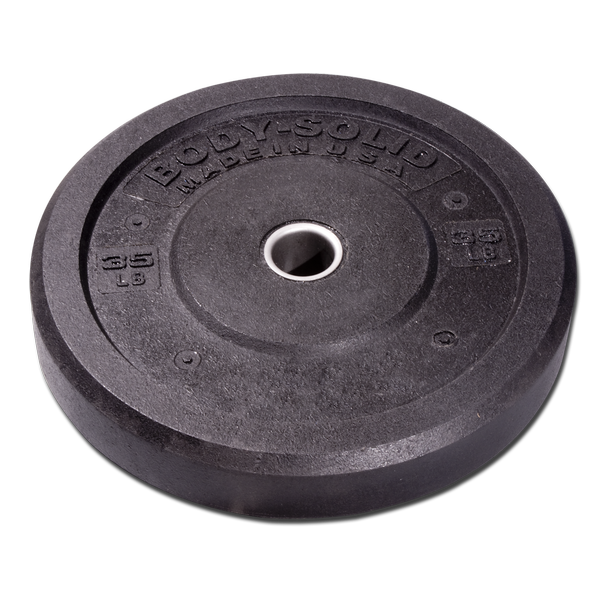 Picture of Body Solid BSDOBPH35 17.375 in. Black Bumper Plates - 35 lbs