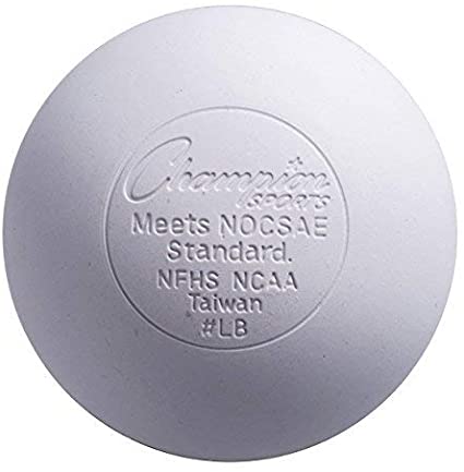 Picture of Champion Sports CHALBW Official Lacrosse Balls&#44; White - 12 Per Box