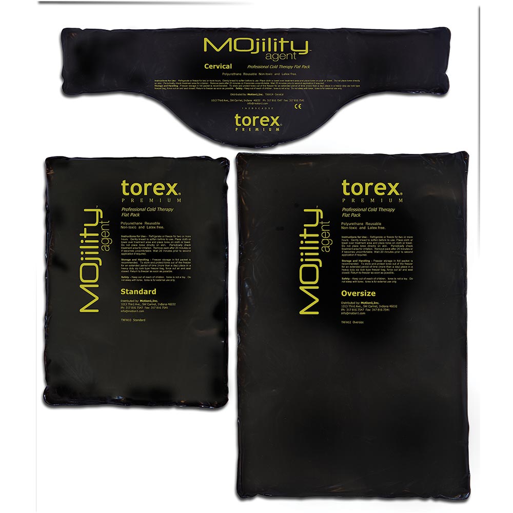TORTXFA12 12.5 x 18.5 in. Oversize Cold Flat Pack, Black