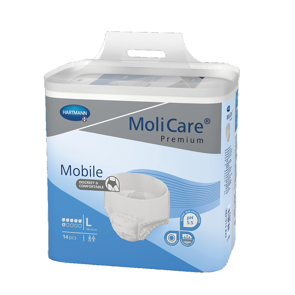 CNC915834 MoliCare Premium Mobile 6D Disposable Protective Underwear - Extra Large - 14 per Bag