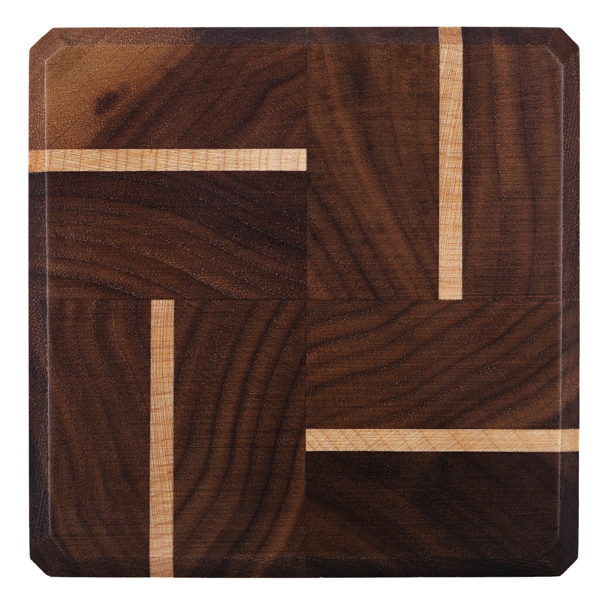 Picture of A & E Millwork AEM-5048 Single Maple & Lace Wood Coasters