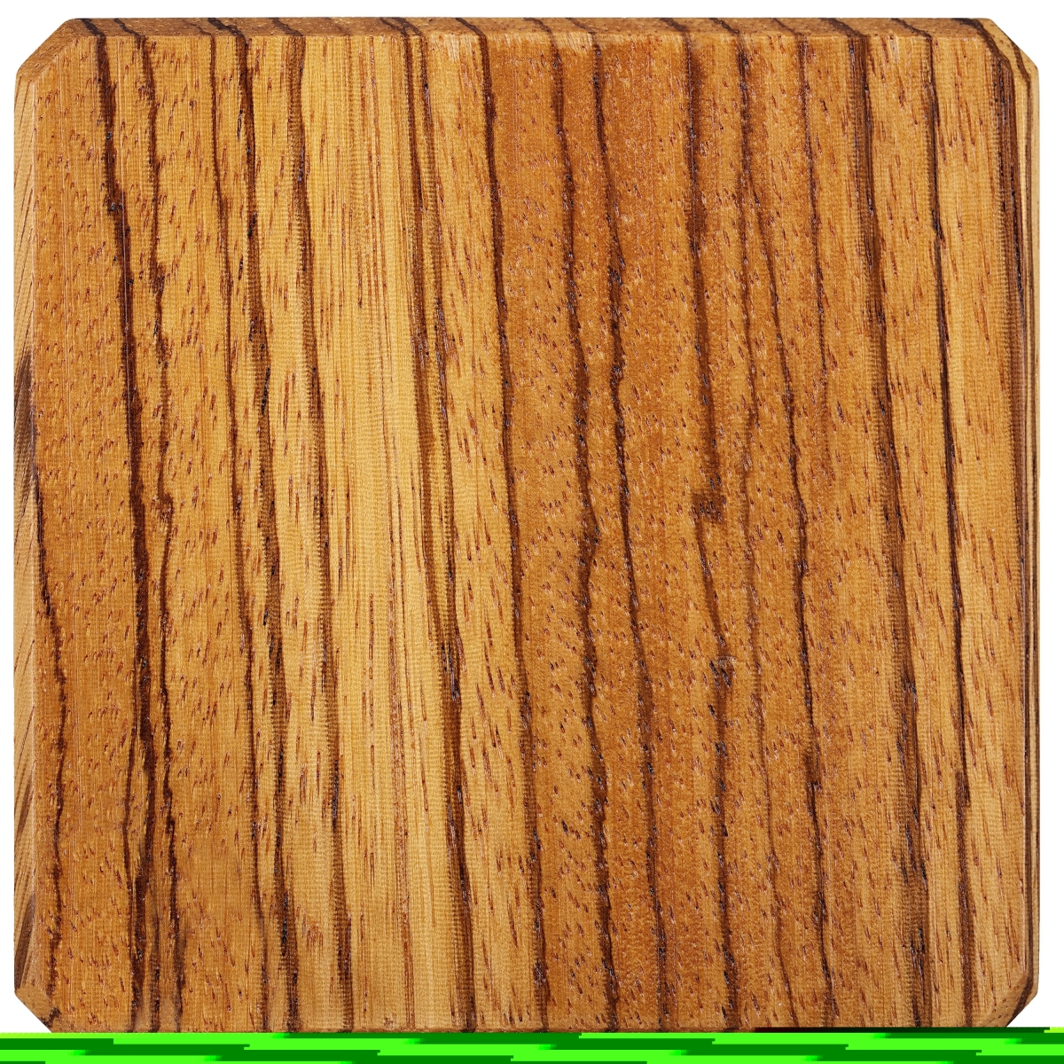 Picture of A & E Millwork AEM-5049 Single Walnut & Maple Wood Coasters