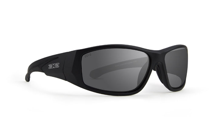 Salerno Sunglass with Smoke Lens - Black