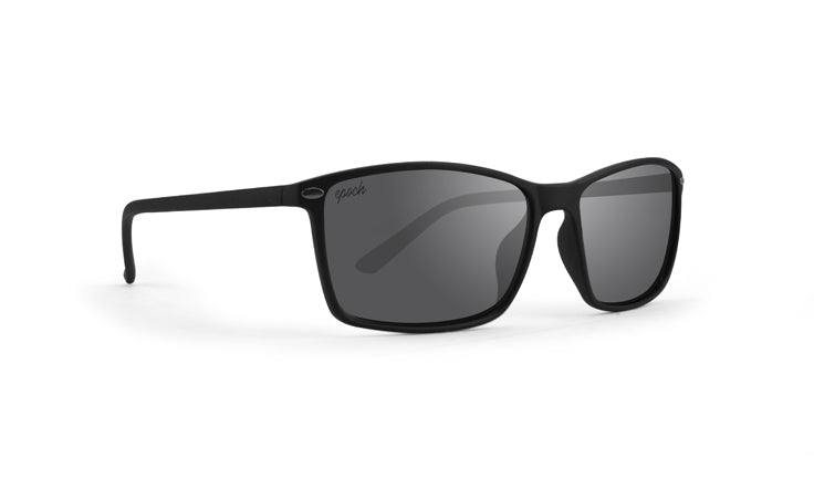 EE6353 Murphy Sunglass with Polarized Smoke Lens - Black