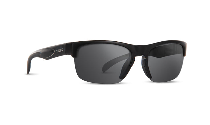 Victor Sunglass with Smoke Lens - Black