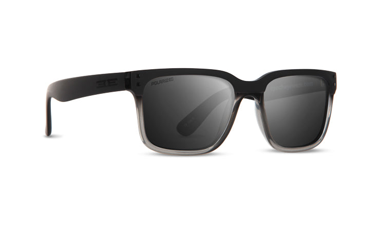 EE8494 Romeo Sunglass with Polarized Smoke Lens - Matte Black