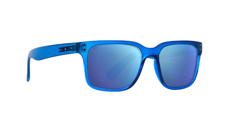 EE8524 Romeo Sunglass with Polarized Blue Mirror Lens - Blue