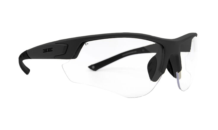 Grunt Sunglass with Clear Lens - Black