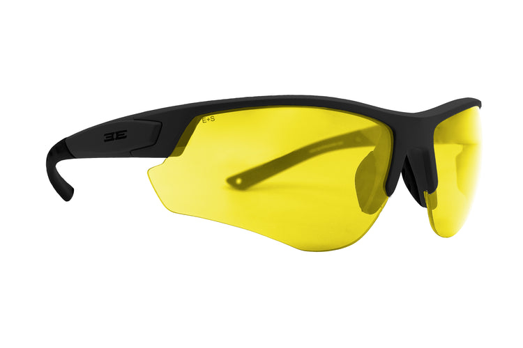 Grunt Sunglass with Yellow Lens - Black